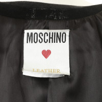 Moschino Wildleder Jacke mit Schlossdetail