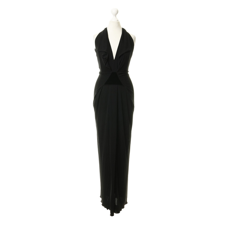 Roland Mouret Halter dress in black