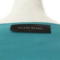 Roland Mouret One shoulder dress in teal