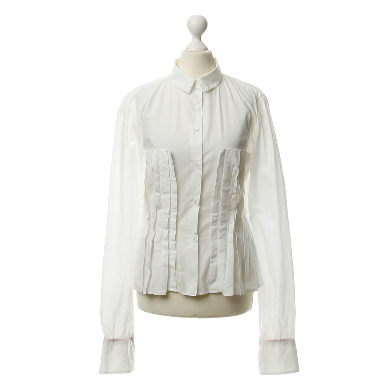 Wunderkind Blouse with wrinkles decoration