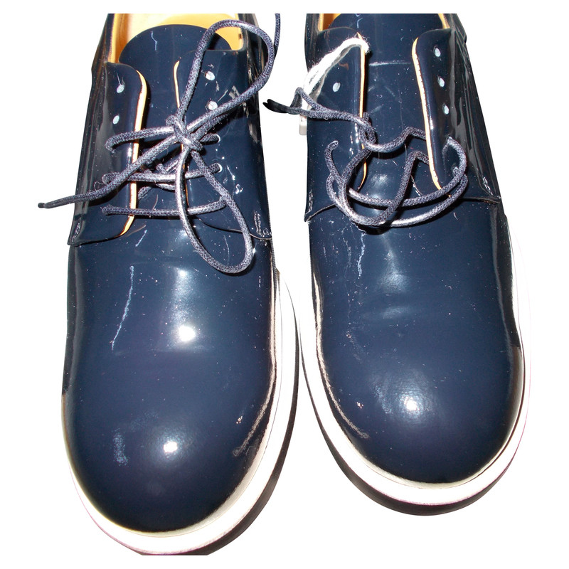 Jil Sander Lace-up shoes in patent leather