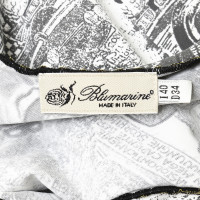 Blumarine Print gem embellished shirt