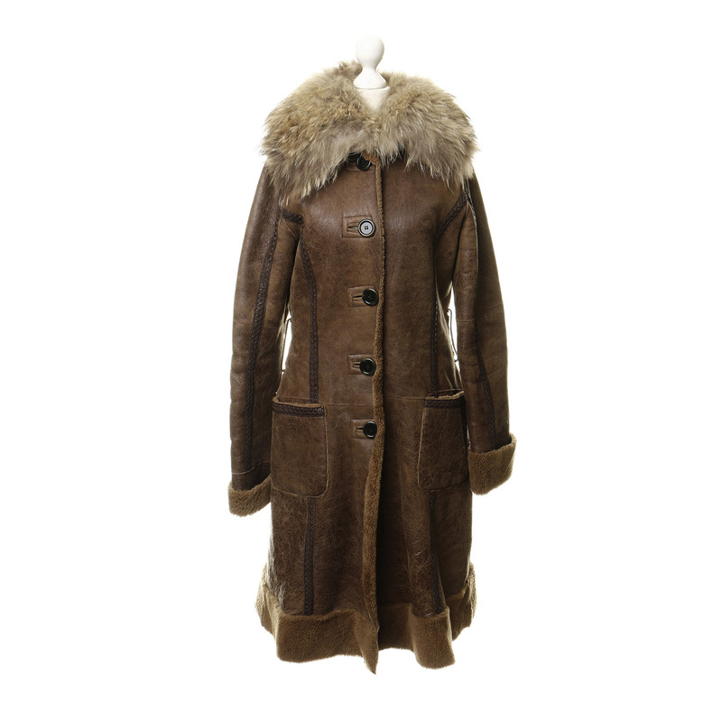 Other Designer Essentiel Antwerp - Sheepskin coat in Brown