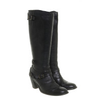 Belstaff Leather boots in dark brown