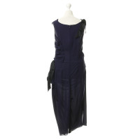 Nina Ricci Silk dress in dark blue