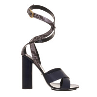 Gucci High heel sandal with reptile leather