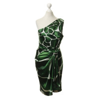 Roberto Cavalli Asymmetric dress with pattern
