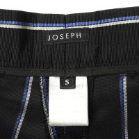 Joseph Schwarze Hose mit Streifen in Blau-Weiß