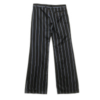 Joseph Black pants with stripes in blue and white