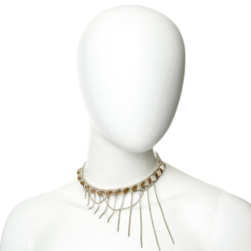 Jean Paul Gaultier Choker met semi-edelstenen 