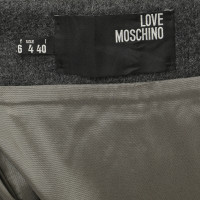 Moschino Gonna in lana grigio