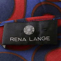 Rena Lange Zijde shirt met een retro ontwerp