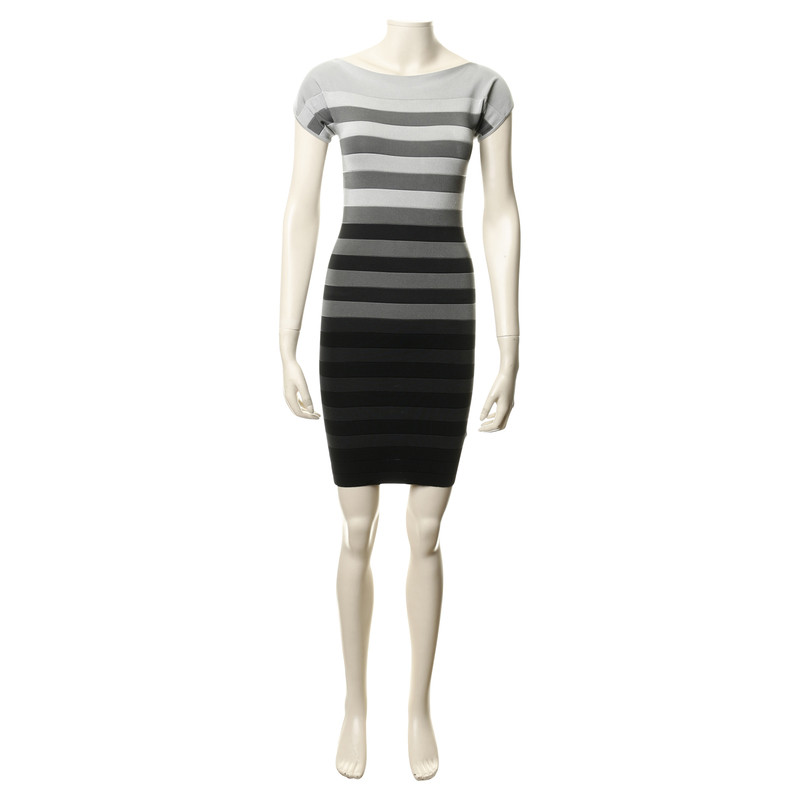 French Connection Dress with stripes and color gradient