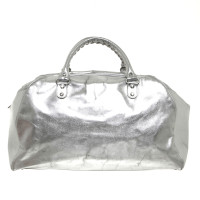 Balenciaga Weekender im Metallic-Look