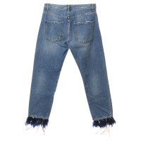 Msgm Jeans mit Feder-Besatz