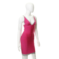 Hervé Léger Bodycon-Kleid in Pink