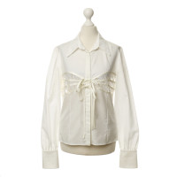 Valentino Garavani Blouse with lace insert