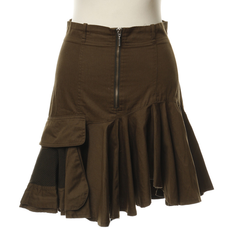 Plein Sud skirt in the military look