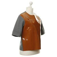 Marni For H&M Patent leather and cotton shirt