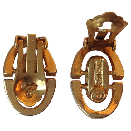 Christian Dior Boucles d'oreilles clips en or