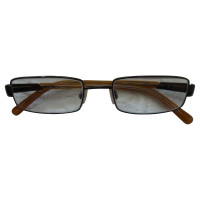 Calvin Klein Dark brown metal reading glasses 