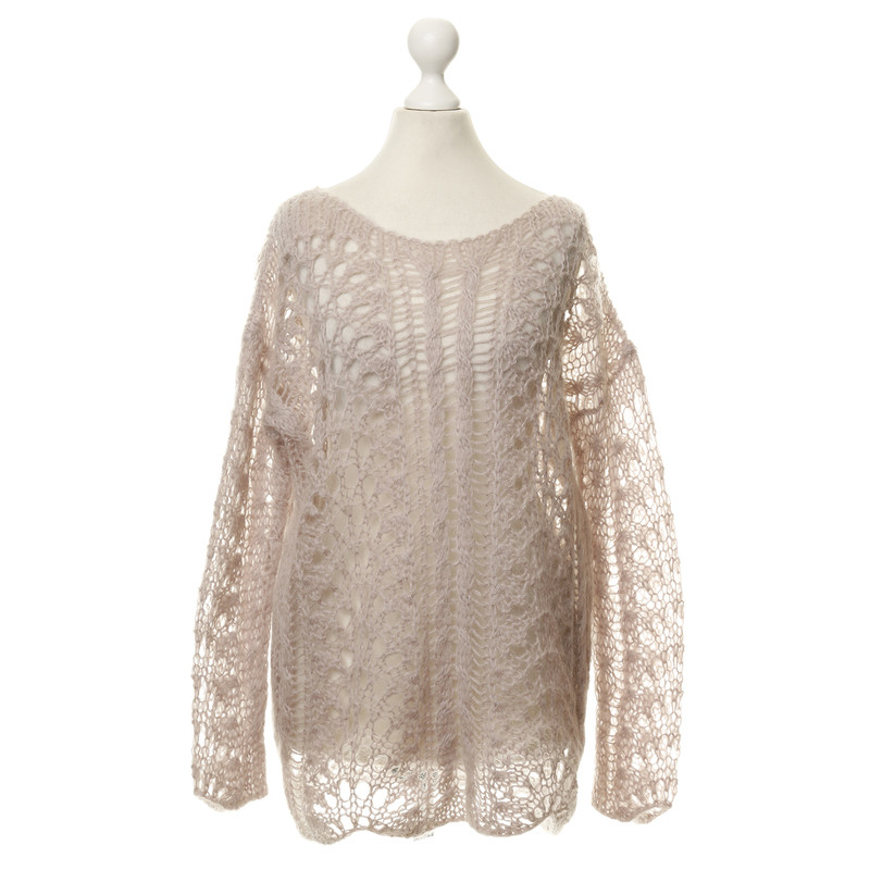 Semi Couture Sweater with net optics