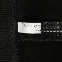 Faith Connexion Pantalon avec empiècements de cuir