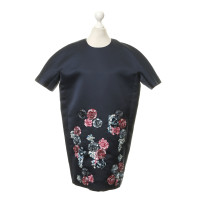 Msgm Scuba dress with flowers application 