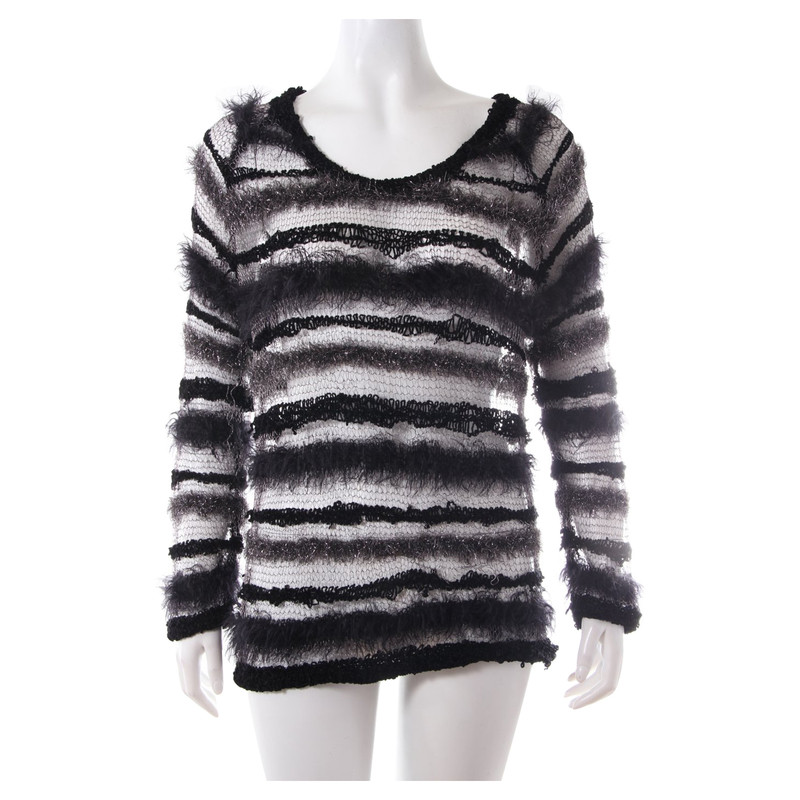 Lala Berlin Transparent stripe sweater