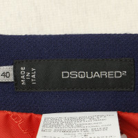 Dsquared2 Wool skirt with decorative bars