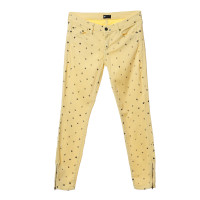 Mother Yellow jeans with stamp-printing