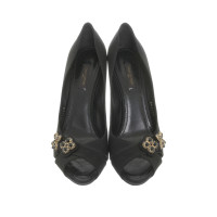 Louis Vuitton Peep-dita dei piedi con la calza di gioielli