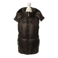 Closed Quilted vest in Brown