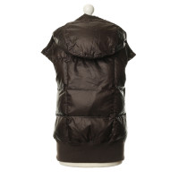 Closed Quilted vest in Brown