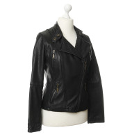 Michael Kors Leather jacket in black