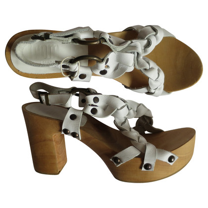 Gianni Barbato Plateau sandalen met klinknagels