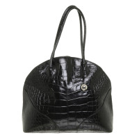 Furla Tote in reptile finish