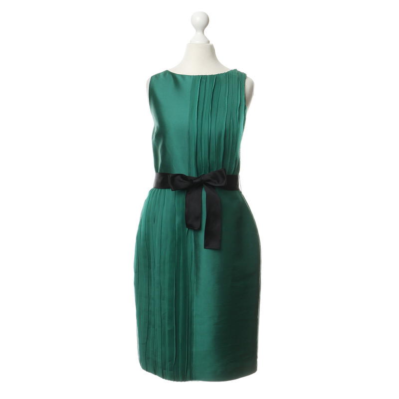 Carolina Herrera Schede jurk in het groen