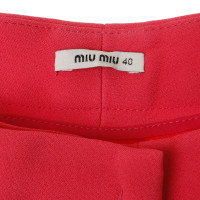 Miu Miu Zigarettenhose in Pink