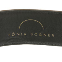 Bogner Brown belt with gold S-clasp