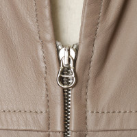 Aigner Giacca di pelle in Taupe
