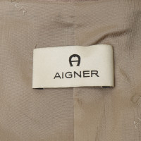 Aigner Giacca di pelle in Taupe