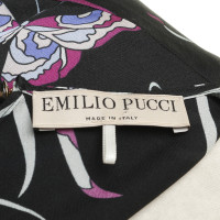 Emilio Pucci Zijde top met bloemenprint
