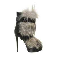 Christian Louboutin Ankle boots with fur trim