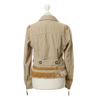 Costume National Giacca con cordoncino in beige