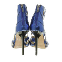 Jimmy Choo For H&M Sandales en bleu métallisé