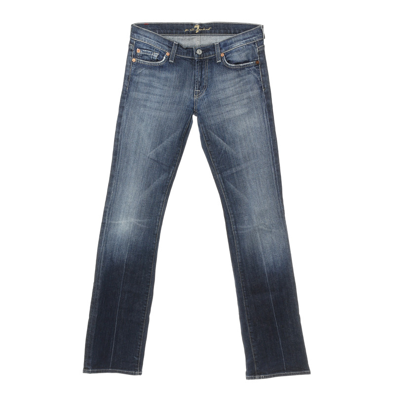 Seven 7 Blue jeans in washed-look