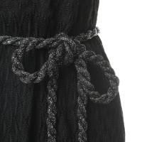Missoni Zwarte jurk met metalen shimmer