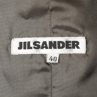 Jil Sander Olive leather Blazer