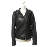 Muubaa Leather jacket in black 